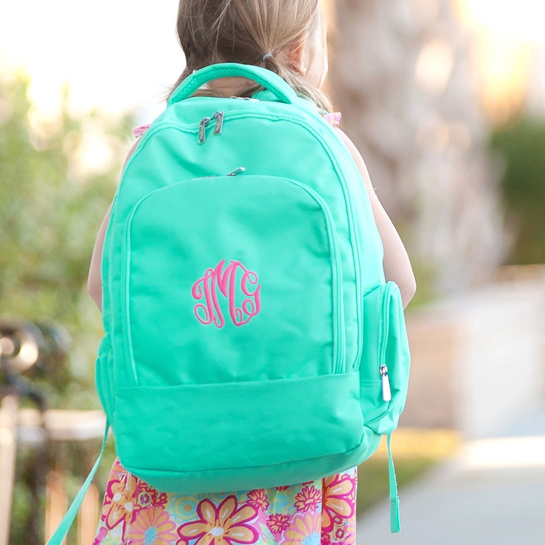 Monogrammed clearance girls backpacks