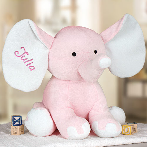 stuffed elephant for baby girl